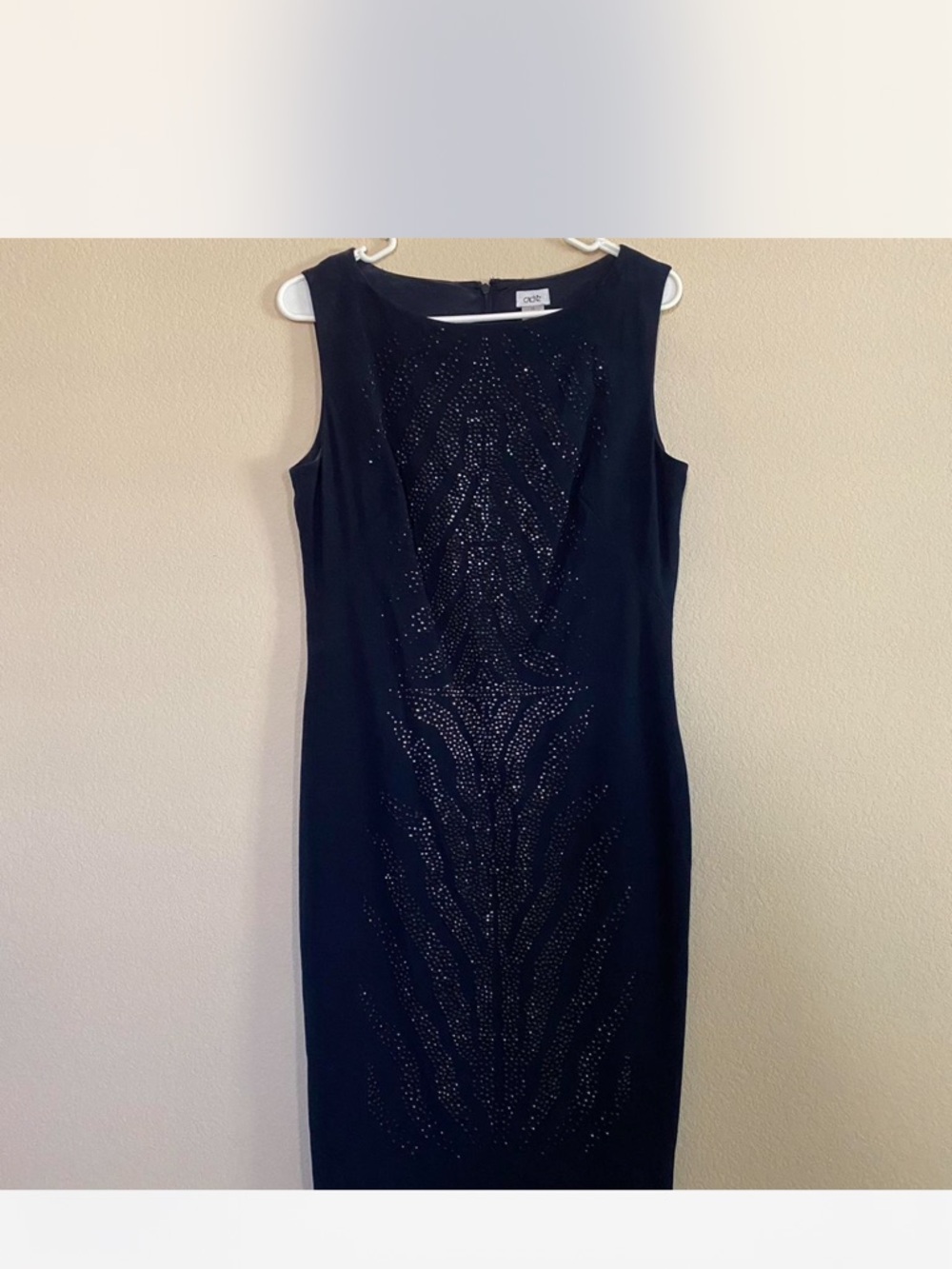 Cache Black Sleeveless Embellished Mini Dress - Picture 2 of 4